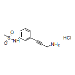 N-[3-(3-Amino-1-propyn-1-yl)phenyl]methanesulfonamide Hydrochloride