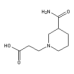 3-(3-carbamoylpiperidin-1-yl)propanoic acid