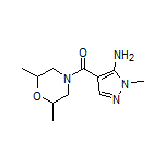 (5-Amino-1-methyl-4-pyrazolyl)(2,6-dimethylmorpholino)methanone