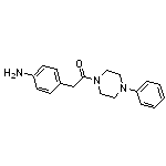 4-[2-oxo-2-(4-phenylpiperazin-1-yl)ethyl]aniline