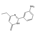 2-(3-aminophenyl)-6-ethyl-3,4-dihydropyrimidin-4-one