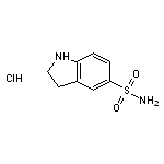 2,3-dihydro-1H-indole-5-sulfonamide hydrochloride