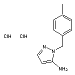 1-[(4-methylphenyl)methyl]-1H-pyrazol-5-amine dihydrochloride