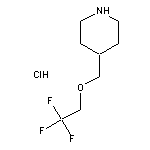 4-[(2,2,2-trifluoroethoxy)methyl]piperidine hydrochloride