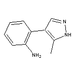 2-(5-methyl-1H-pyrazol-4-yl)aniline