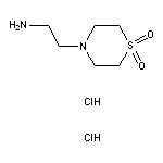 2-(1,1-dioxidothiomorpholin-4-yl)ethanamine dihydrochloride