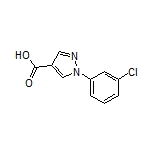 1-(3-chlorophenyl)-1H-pyrazole-4-carboxylic acid