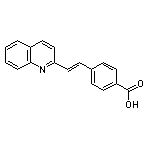 4-[(E)-2-(quinolin-2-yl)ethenyl]benzoic acid