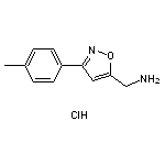 [3-(4-methylphenyl)isoxazol-5-yl]methylamine hydrochloride