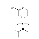 3-amino-N,4-dimethyl-N-(propan-2-yl)benzene-1-sulfonamide