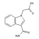 2-(3-carbamoyl-1H-indol-1-yl)acetic acid