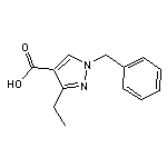 1-benzyl-3-ethyl-1H-pyrazole-4-carboxylic acid