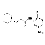 N-(5-amino-2-fluorophenyl)-3-(morpholin-4-yl)propanamide