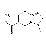 3-methyl-5H,6H,7H,8H-[1,2,4]triazolo[3,4-a]pyridine-6-carbohydrazide