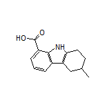 3-Methyl-2,3,4,9-tetrahydro-1H-carbazole-8-carboxylic Acid