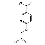 2-[(5-carbamoylpyridin-2-yl)amino]acetic acid