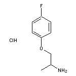 1-(2-aminopropoxy)-4-fluorobenzene hydrochloride