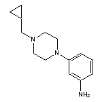 3-[4-(cyclopropylmethyl)piperazin-1-yl]aniline