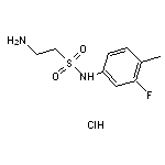 2-amino-N-(3-fluoro-4-methylphenyl)ethanesulfonamide hydrochloride