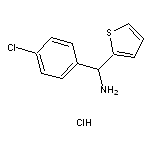 (4-chlorophenyl)(thiophen-2-yl)methanamine hydrochloride