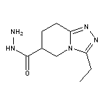 3-ethyl-5H,6H,7H,8H-[1,2,4]triazolo[3,4-a]pyridine-6-carbohydrazide