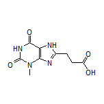 3-(3-methyl-2,6-dioxo-2,3,6,7-tetrahydro-1H-purin-8-yl)propanoic acid