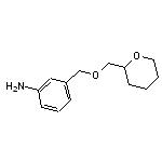 3-[(oxan-2-ylmethoxy)methyl]aniline