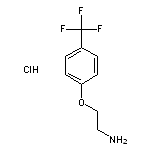 1-(2-aminoethoxy)-4-(trifluoromethyl)benzene hydrochloride