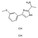 1-[4-(3-methoxyphenyl)-1H-imidazol-2-yl]ethan-1-amine dihydrochloride