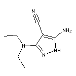 5-amino-3-(diethylamino)-1H-pyrazole-4-carbonitrile