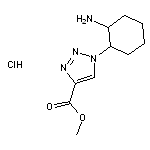 methyl 1-(2-aminocyclohexyl)-1H-1,2,3-triazole-4-carboxylate hydrochloride