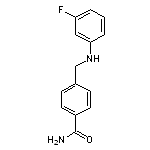 4-{[(3-fluorophenyl)amino]methyl}benzamide