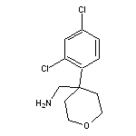 [4-(2,4-dichlorophenyl)oxan-4-yl]methanamine