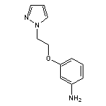 3-[2-(1H-pyrazol-1-yl)ethoxy]aniline