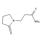 3-(2-oxopyrrolidin-1-yl)propanethioamide