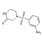 4-[(3-aminophenyl)sulfonyl]piperazin-2-one