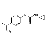 1-[4-(1-aminoethyl)phenyl]-3-cyclopropylurea