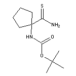 tert-butyl N-(1-carbamothioylcyclopentyl)carbamate