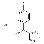 (4-chlorophenyl)(thiophen-3-yl)methanamine hydrochloride