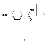 4-amino-N-(2-methylbutan-2-yl)benzamide hydrochloride