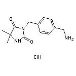 3-[4-(aminomethyl)benzyl]-5,5-dimethylimidazolidine-2,4-dione hydrochloride