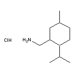 [5-methyl-2-(propan-2-yl)cyclohexyl]methanamine hydrochloride