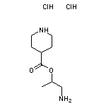 1-aminopropan-2-yl piperidine-4-carboxylate dihydrochloride