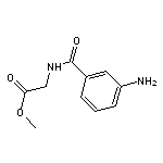 methyl [(3-aminobenzoyl)amino]acetate