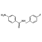 4-amino-N-[(4-fluorophenyl)methyl]benzamide