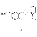 [3-(2-ethoxyphenoxymethyl)-4-fluorophenyl]methanamine hydrochloride