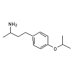 4-[4-(propan-2-yloxy)phenyl]butan-2-amine