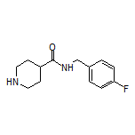 N-(4-Fluorobenzyl)piperidine-4-carboxamide