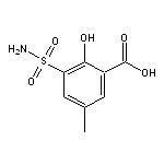 2-hydroxy-5-methyl-3-sulfamoylbenzoic acid