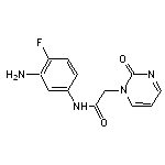 N-(3-amino-4-fluorophenyl)-2-(2-oxopyrimidin-1(2H)-yl)acetamide